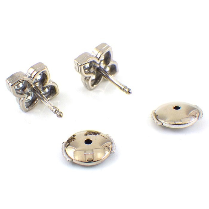 カルティエ Cartier ピアス ヒンドゥ ロータス スイレン ダイヤモンド