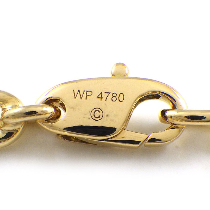 カルティエ Cartier ブレスレット スパルタカス オーバル チェーン K18YG 【中古】