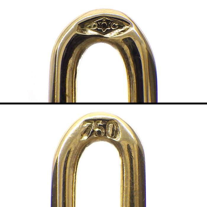 カルティエ Cartier ブレスレット スパルタカス オーバル チェーン K18YG 【中古】