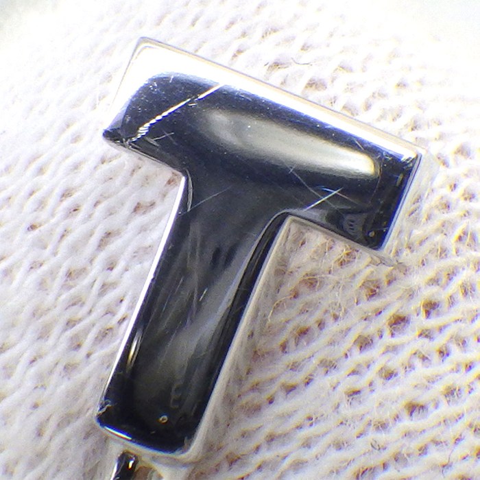 ティファニー Tiffany & Co. バングル T ワイヤー ナロー 60010773 K18WG / #M 【中古】