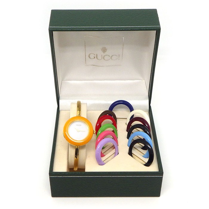 グッチ GUCCI 腕時計 チェンジベゼル 11/12.2 マルチカラー