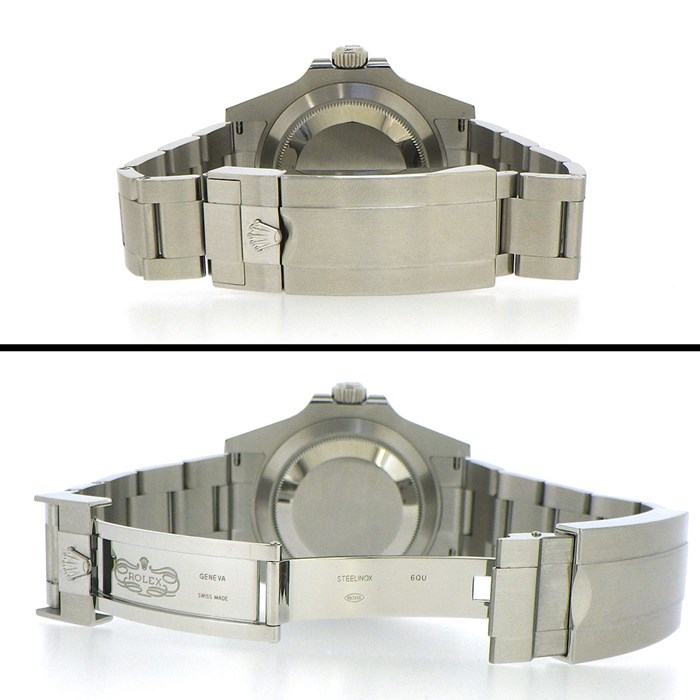 ロレックス Rolex 腕時計 オイスター パーペチュアル サブマリーナー デイト 126610LV ランダムシリアル 夜光針/インデックス 回転式 グリーンセラクロムベゼル オイスターブレス ブラック文字盤 黒 オイスタースチール セラミック 自動巻き 【箱・保付き】 【中古】