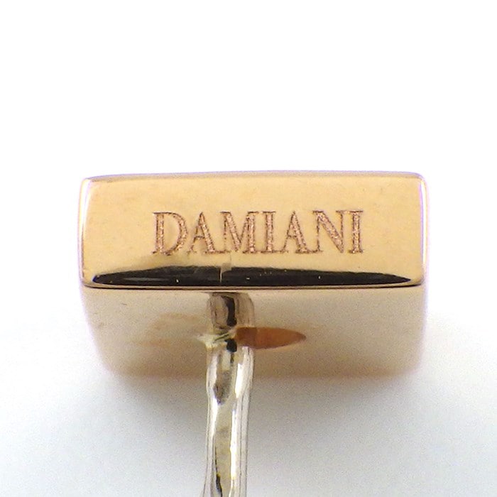 ダミアーニ DAMIANI ピアス ベルエポック スクエア ダイヤモンド K18PG K18WG 【中古】