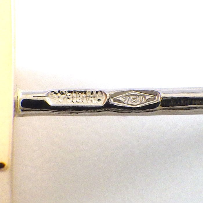 ダミアーニ DAMIANI ピアス ベルエポック スクエア ダイヤモンド K18PG K18WG 【中古】