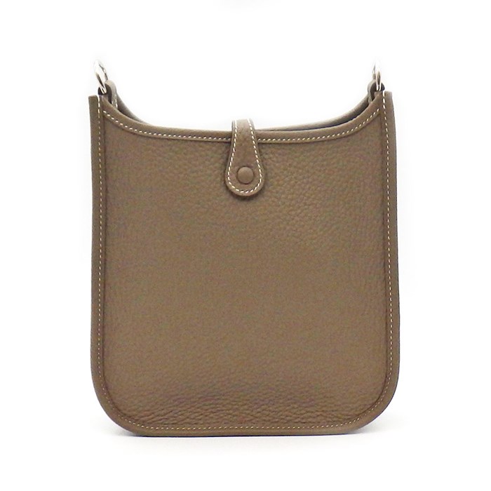 エルメス HERMES ショルダーバッグ エヴリン アマゾーヌTPM 2024年製 (W刻印) エトゥープ トリヨンクレマンス (牛革) シルバー金具  【中古】