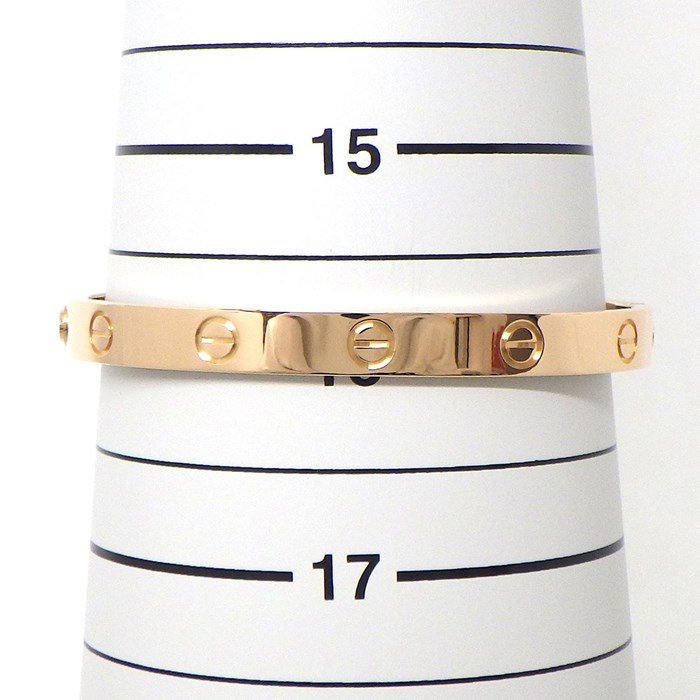 カルティエ Cartier ブレスレット ラブ クラシックモデル CRB6035617 新型 K18PG / #17 【中古】