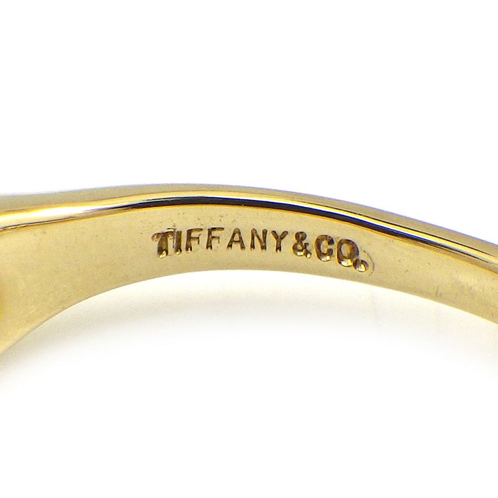 ティファニー Tiffany & Co. リング 1ポイント ペアシェイプ ルビー K18YG 10号 【中古】