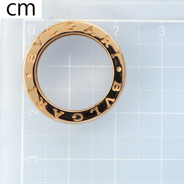 ブルガリ BVLGARI リング B-zero1 ビーゼロワン XS 335991 K18PG 10号