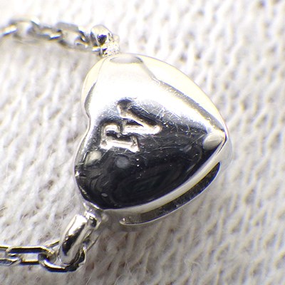 ポンテヴェキオ Ponte Vecchio ネックレス 1ポイント ハートシェイプ ダイヤモンド 0.15ct K18WG 【中古】