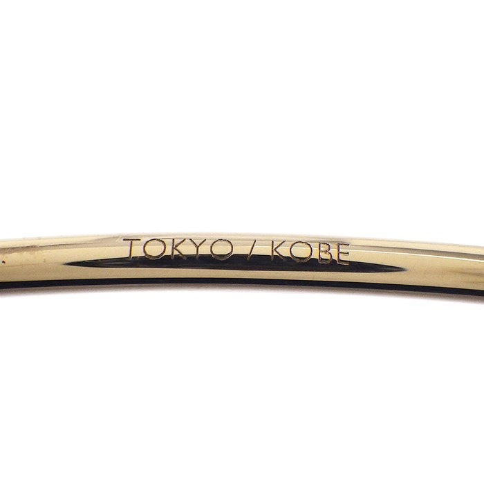 タサキ 田崎真珠 TASAKI バングル クーゲル BL-0702-18K SG リーフモチーフ オープン あこや パール 7.5mm珠 ダイヤモンド 計0.08ct K18PG 【中古】