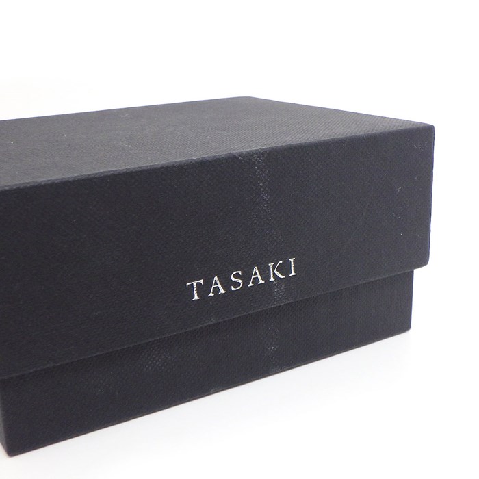 タサキ 田崎真珠 TASAKI バングル クーゲル BL-0702-18K SG リーフモチーフ オープン あこや パール 7.5mm珠 ダイヤモンド 計0.08ct K18PG 【中古】