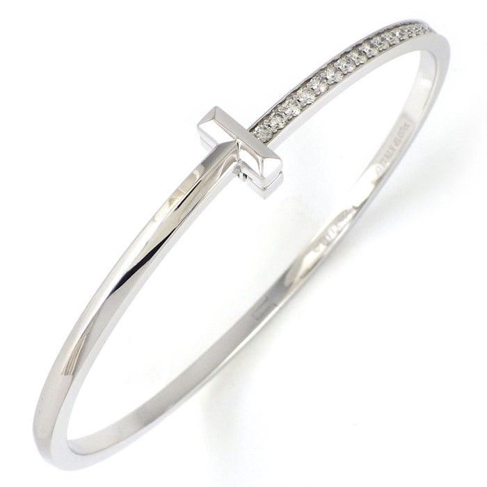 【最終セール】ティファニー Tワン ヒンジ ナロー バングル Tワン ナロー ヒンジ バングル[67794354] T1 Narrow Hinged