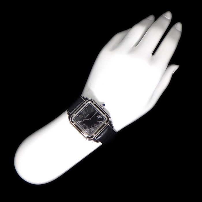 カルティエ Cartier 腕時計 サントス デュモン LM WSSA0046 ローマ数字