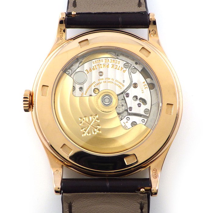 PATEK PHILIPPE クロコダイル 時計革ベルトブラウン PATEK