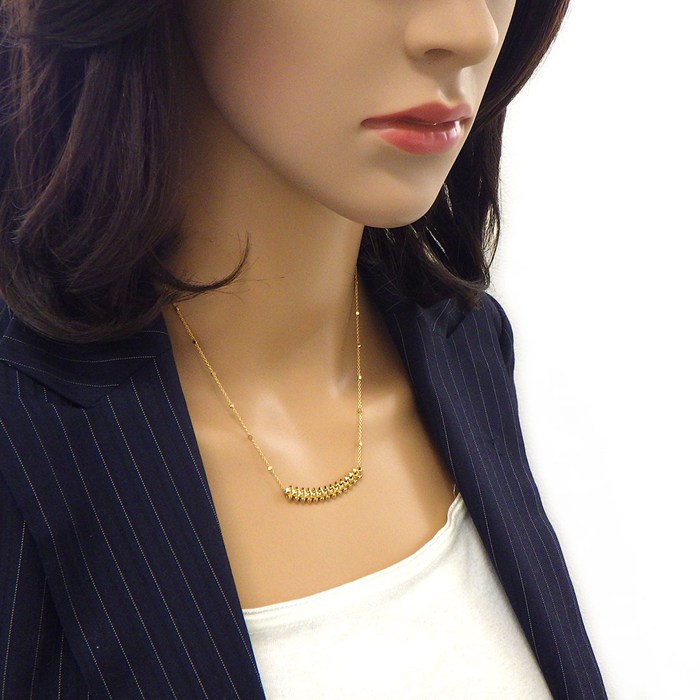 カルティエ Cartier ネックレス クラッシュ ドゥ カルティエ スモールモデル SM B7225048 K18YG 【箱・保付き】 【中古】