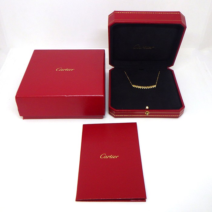 カルティエ Cartier ネックレス クラッシュ ドゥ カルティエ スモールモデル SM B7225048 K18YG 【箱・保付き】 【中古】