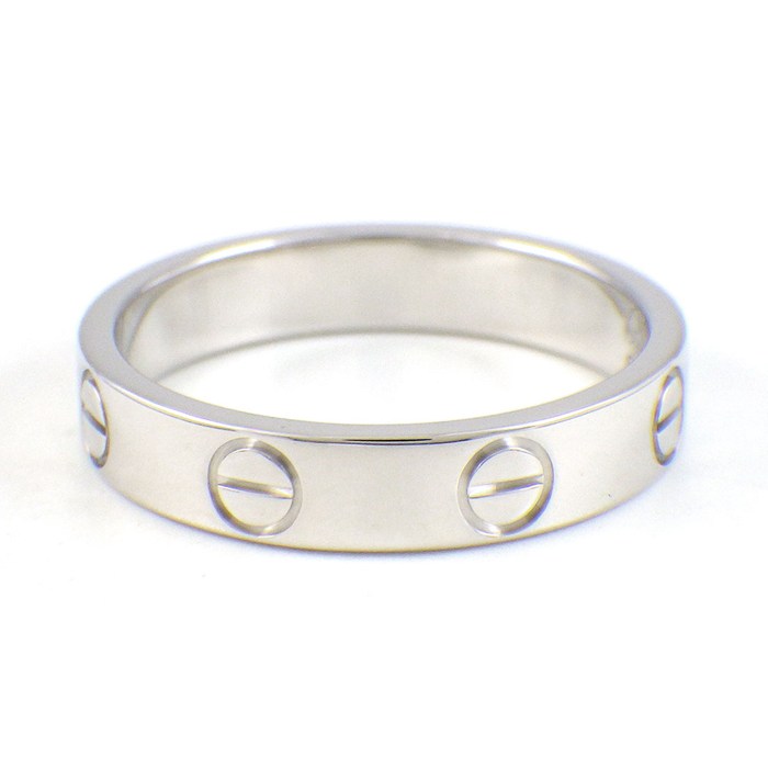 カルティエ Cartier リング ラブ スモールモデル SM B4085149 K18WG 9号 / #49 【中古】