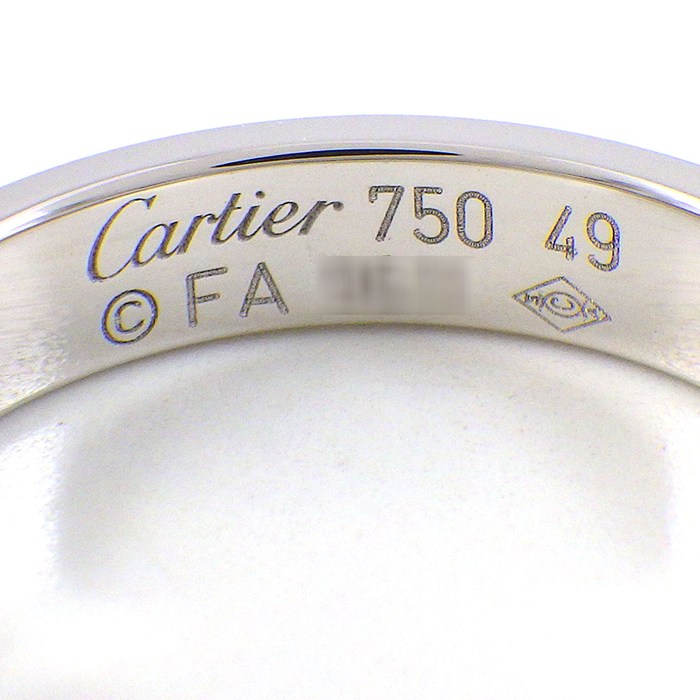 カルティエ Cartier リング ラブ スモールモデル SM B4085149 K18WG 9号 / #49 【中古】