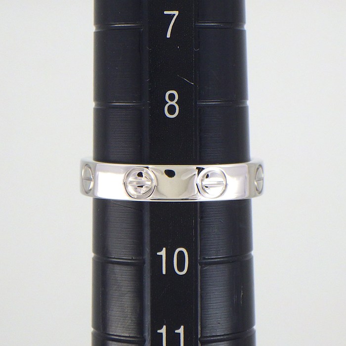 カルティエ Cartier リング ラブ スモールモデル SM B4085149 K18WG 9号 / #49 【中古】
