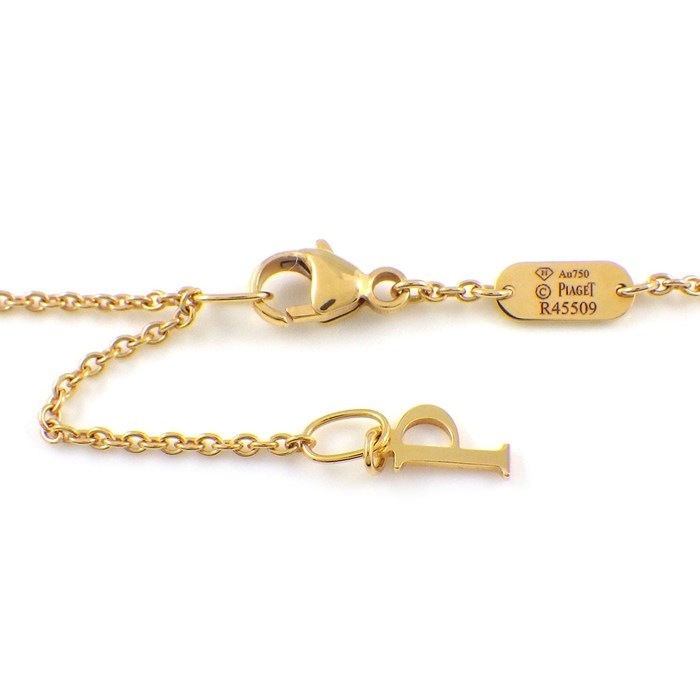 ピアジェ PIAGET ネックレス ポセション G33PB500 ターコイズ トルコ石 1ポイント ダイヤモンド K18PG 【箱・保付き】 【中古】