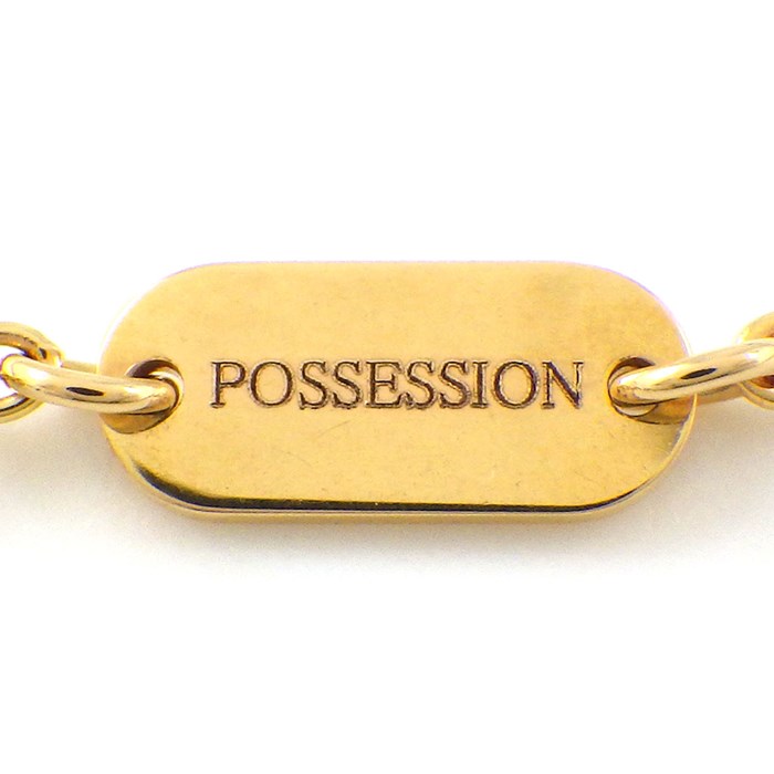 ピアジェ PIAGET ネックレス ポセション G33PB500 ターコイズ トルコ石 1ポイント ダイヤモンド K18PG 【箱・保付き】 【中古】