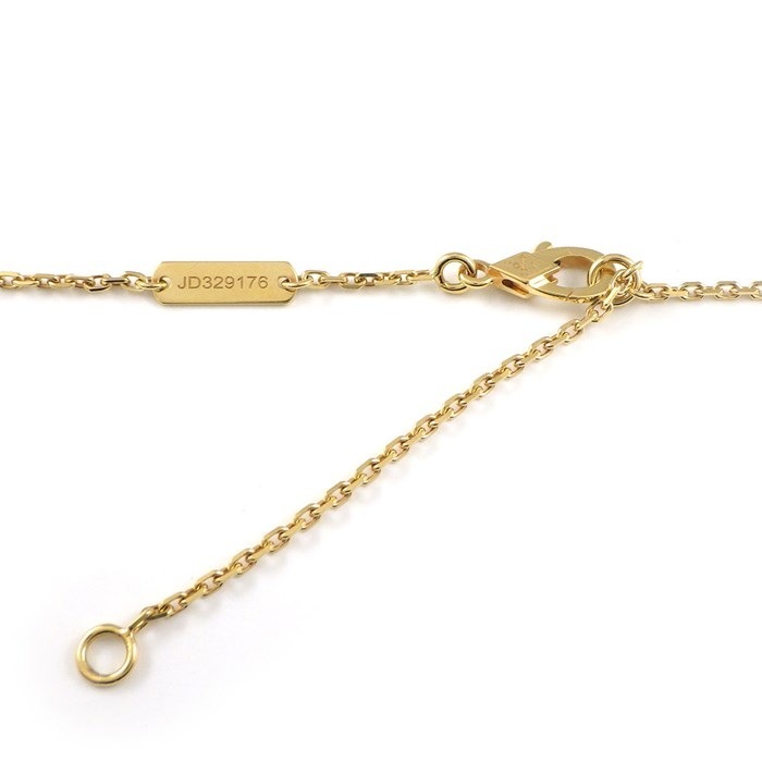 ヴァンクリーフ＆アーペル Van Cleef & Arpels ネックレス ヴィンテージ アルハンブラ VCARP4KL00 ギョーシェ K18YG 【中古】