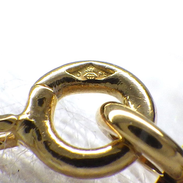 ヴァンクリーフ＆アーペル Van Cleef & Arpels ネックレス ヴィンテージ アルハンブラ VCARP4KL00 ギョーシェ K18YG 【中古】