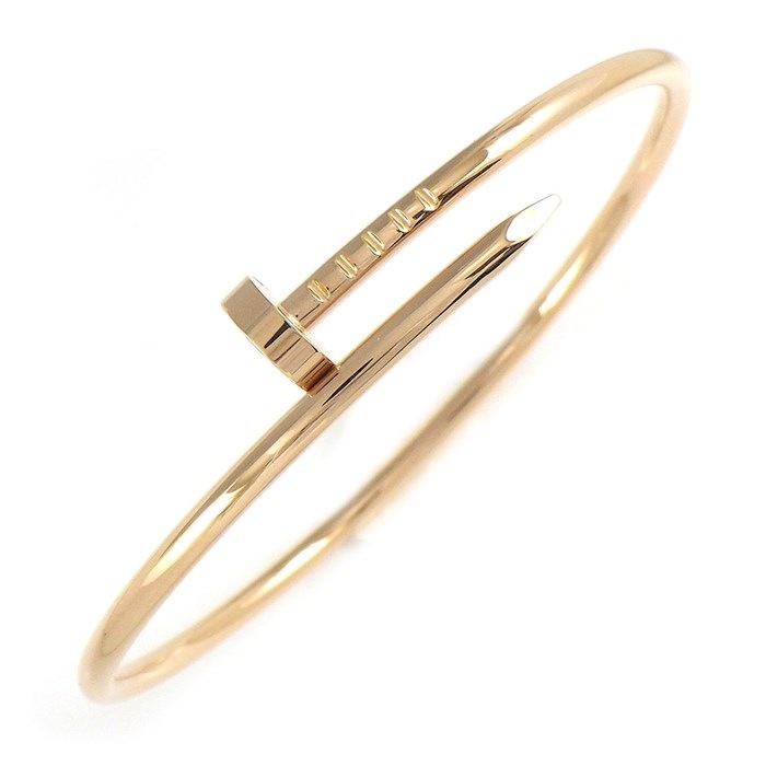 カルティエ Cartier バングル ジュスト アン クル SM B6062517 釘モチーフ K18PG / #16 【中古】