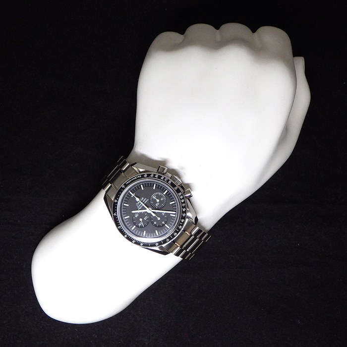 オメガ OMEGA 腕時計 スピードマスター ムーンウォッチ プロフェッショナル 311.30.42.30.01.006 クロノグラフ タキメーター スモールセコンド 裏スケ ブラック 文字盤 SS 黒 手巻き 【中古】