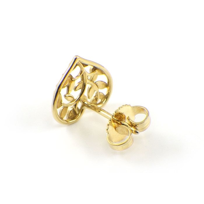 ティファニー Tiffany & Co. ピアス オリーブ リーフ ハート 60021166 K18YG ※片方のみ 【中古】