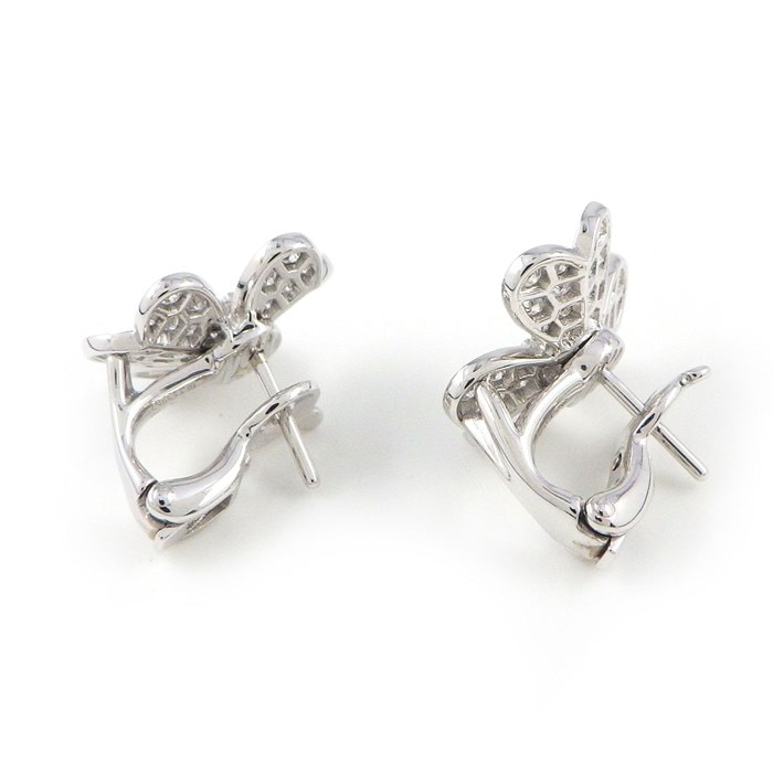 【極美品】ヴァンクリーフ&アーペル　フリヴォル　スモール　WG ダイヤ　ピアス Van Cleef ＆ Arpels ヴァンクリーフ＆アーペル フリヴォル