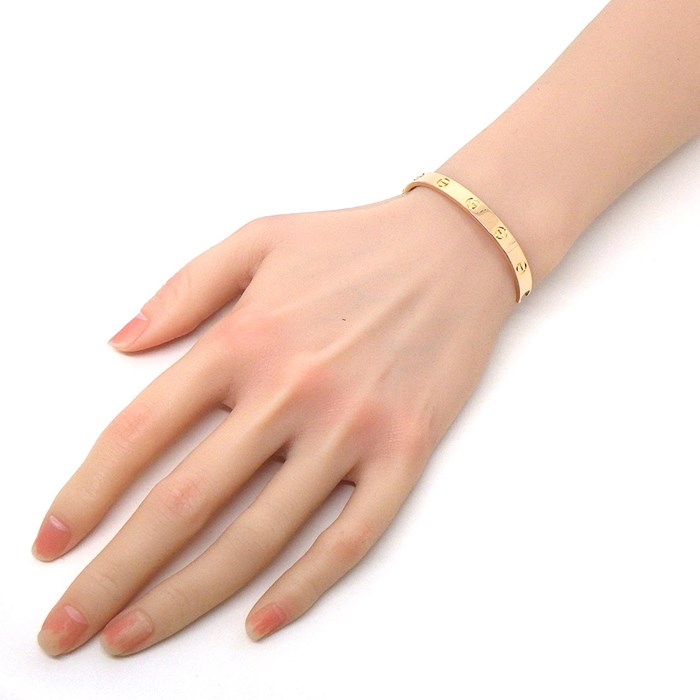 カルティエ Cartier ブレスレット ラブ クラシック B6067416 新型 K18PG / #16【中古】