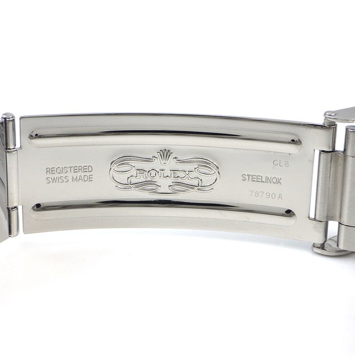 ロレックス Rolex 腕時計 エクスプローラーII 16570 Z番 2006年製 GMT デイト 夜光インデックス 夜光針 ブラック 文字盤 SS 自動巻き 【中古】
