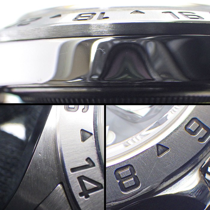 ロレックス Rolex 腕時計 エクスプローラーII 16570 Z番 2006年製 GMT デイト 夜光インデックス 夜光針 ブラック 文字盤 SS 自動巻き 【中古】