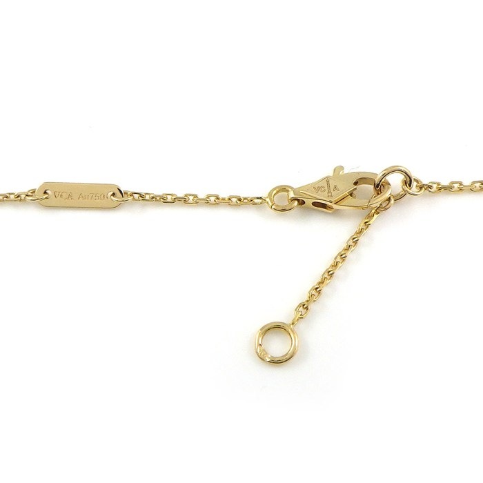 ヴァンクリーフ＆アーペル Van Cleef & Arpels ネックレス フリヴォル ミニ VCARPOJ100 ダイヤモンド 0.05ct K18YG 【箱・保付き】 【中古】