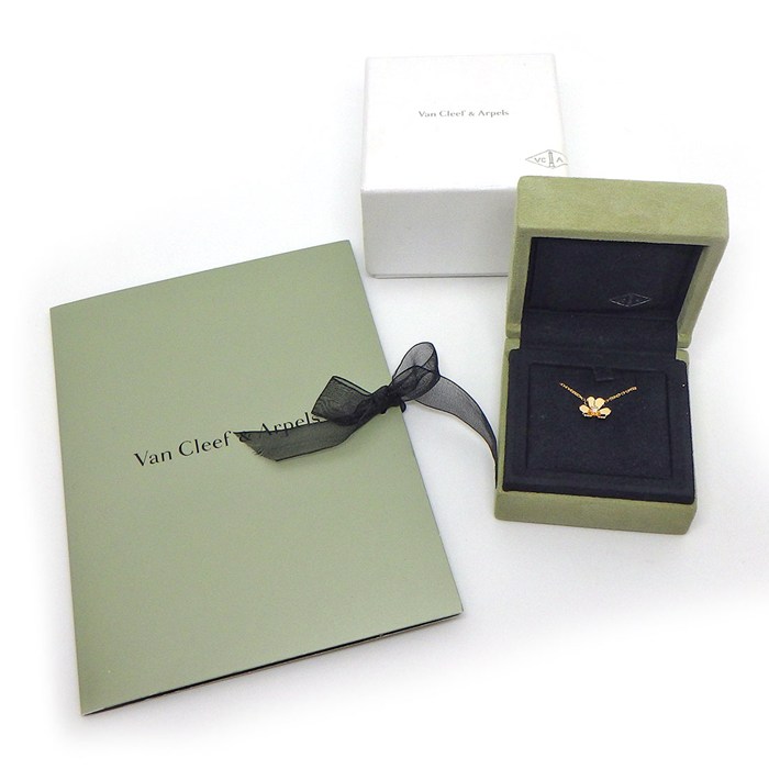 ヴァンクリーフ＆アーペル Van Cleef & Arpels ネックレス フリヴォル ミニ VCARPOJ100 ダイヤモンド 0.05ct K18YG 【箱・保付き】 【中古】