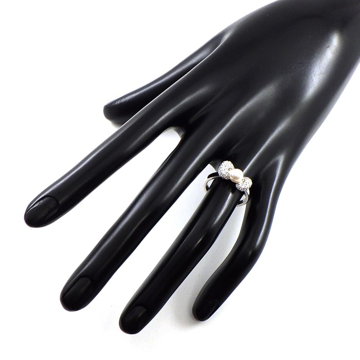 ミキモト MIKIMOTO】リング ハローキティ サンリオ リボン ボウ