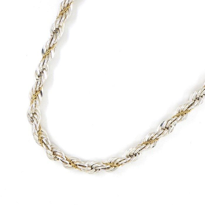ティファニー Tiffany & Co.】ネックレス スクリュー チェーン K18YG