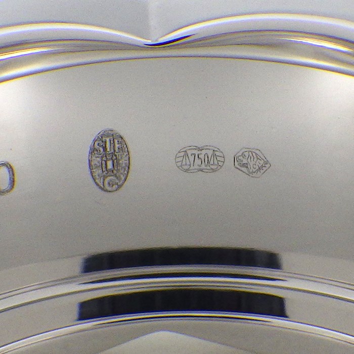 シャネル CHANEL リング ココ クラッシュ ラージモデル J10573 K18WG 15号 / #55 【中古】