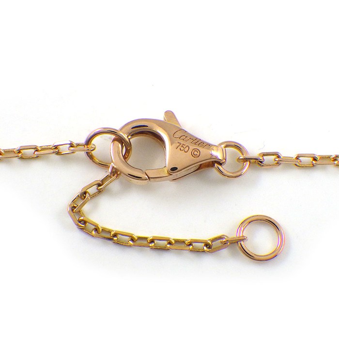 カルティエ Cartier ブレスレット トリニティ ハート スリーカラー K18PG K18WG K18YG 【中古】