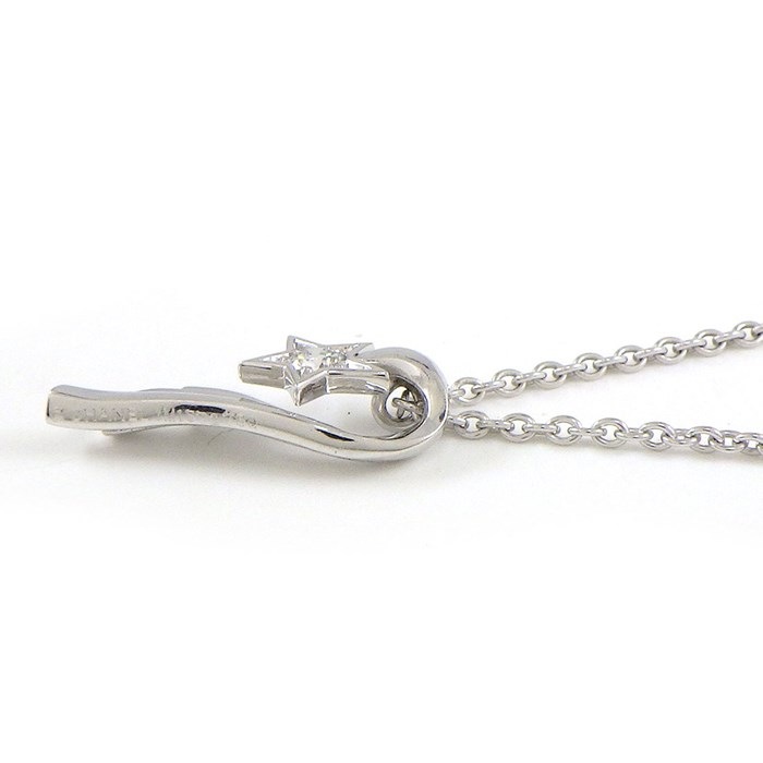 シャネル CHANEL ネックレス コメット シューティング スター 流れ星 ダイヤモンド K18WG 【中古】