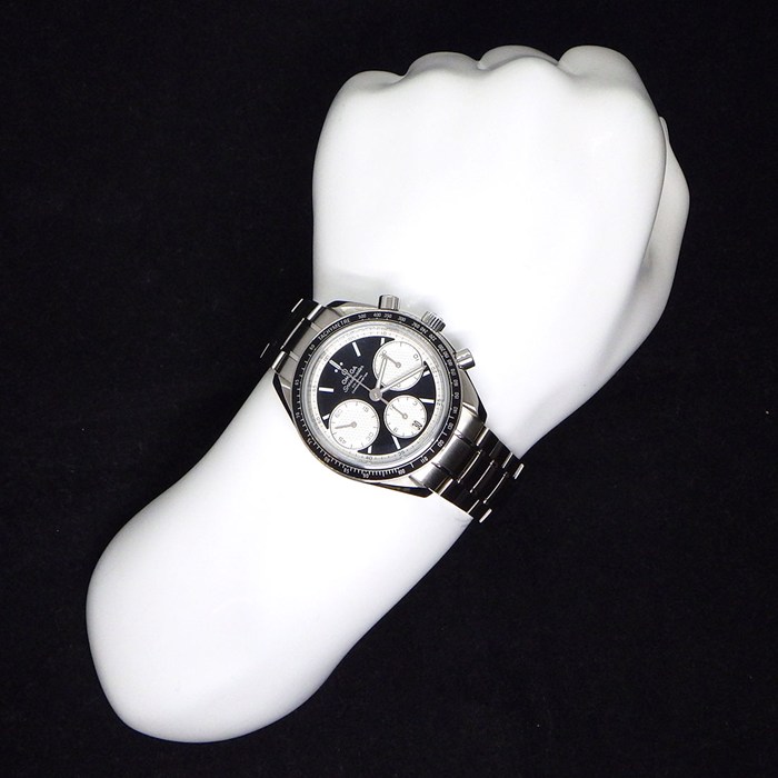 オメガ OMEGA 腕時計 スピードマスター レーシング コーアクシャル 326.30.40.50.01.002 ブラック文字盤 デイト クロノグラフ スモールセコンド 夜光針 SS 自動巻き 【箱・保付き】 【中古】