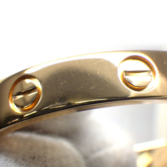 カルティエ Cartier バングル オープン ラブ B6032616 K18PG / #16 【中古】