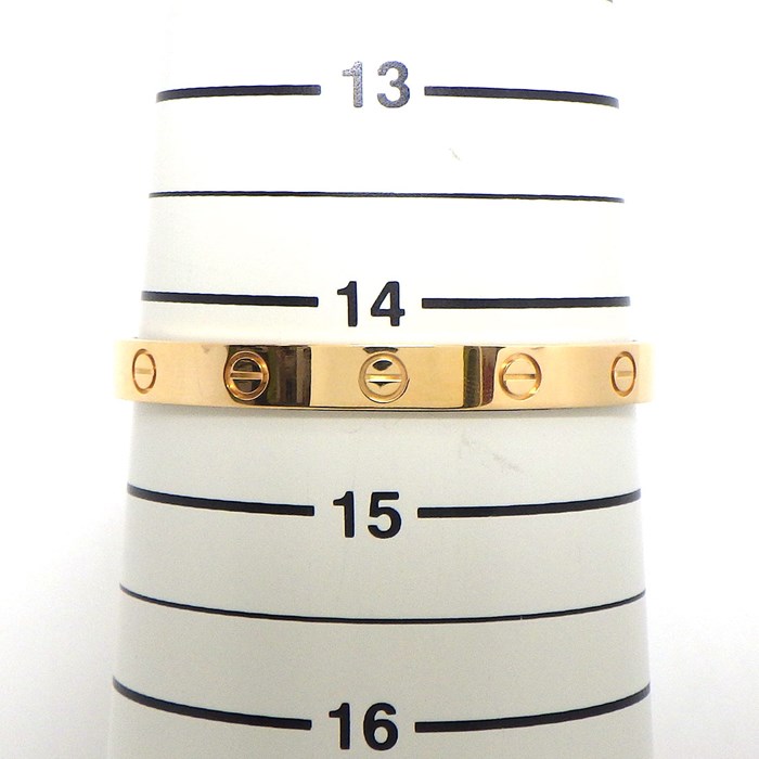 カルティエ Cartier バングル オープン ラブ B6032616 K18PG / #16 【中古】