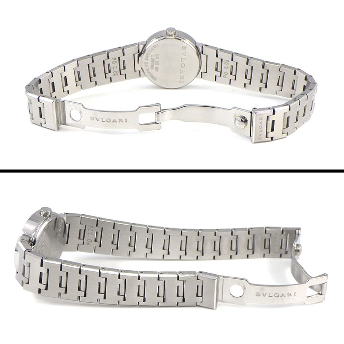 ブルガリ BVLGARI 腕時計 ブルガリブルガリ BB23SS デイト ブラック文字盤 SS クオーツアナログ 【箱・保付き】 【中古】