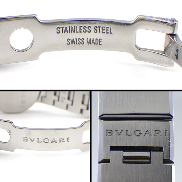 ブルガリ BVLGARI 腕時計 ブルガリブルガリ BB23SS デイト ブラック文字盤 SS クオーツアナログ 【箱・保付き】 【中古】