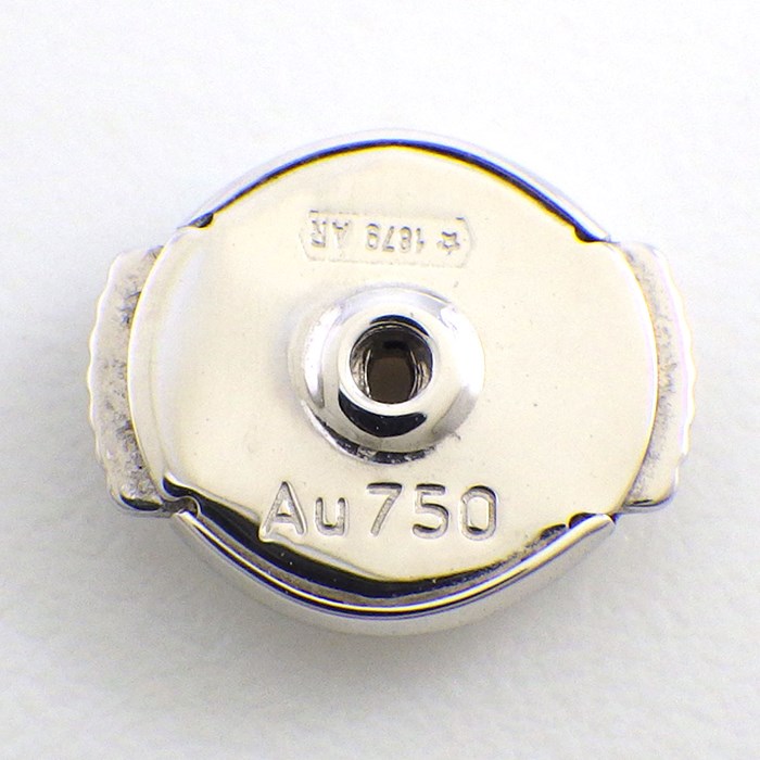  カルティエ Cartier ピアス ジュスト アン クル B8301236 フープ 釘モチーフ K18WG 【箱・保付き】 【中古】