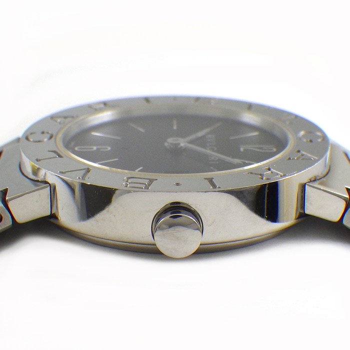 ブルガリ BVLGARI 腕時計 ブルガリブルガリ BB26SS ブラック文字盤 デイト SS クオーツアナログ 【中古】