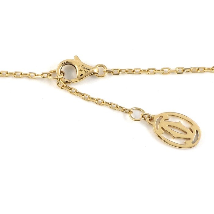 カルティエ Cartier ブレスレット ダムール SM ディアマン レジェ B6043300 1ポイント ダイヤモンド 0.09ct K18YG 【中古】