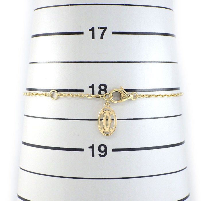 カルティエ Cartier ブレスレット ダムール SM ディアマン レジェ B6043300 1ポイント ダイヤモンド 0.09ct K18YG 【中古】